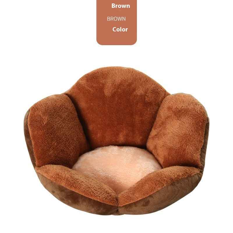Soft paw pet bed everyday indoor resting setup