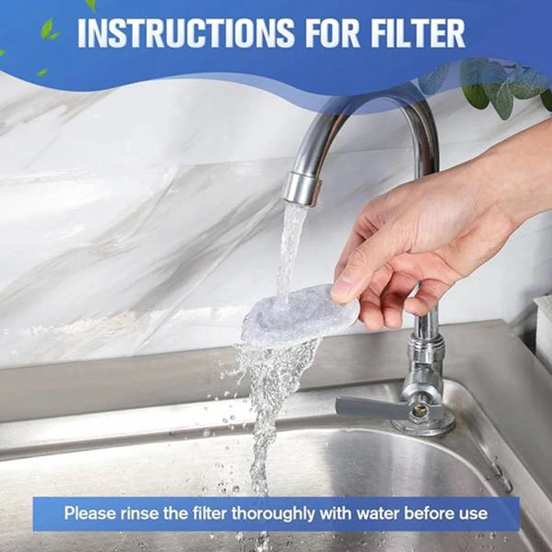 Pet fountain filter set detail view