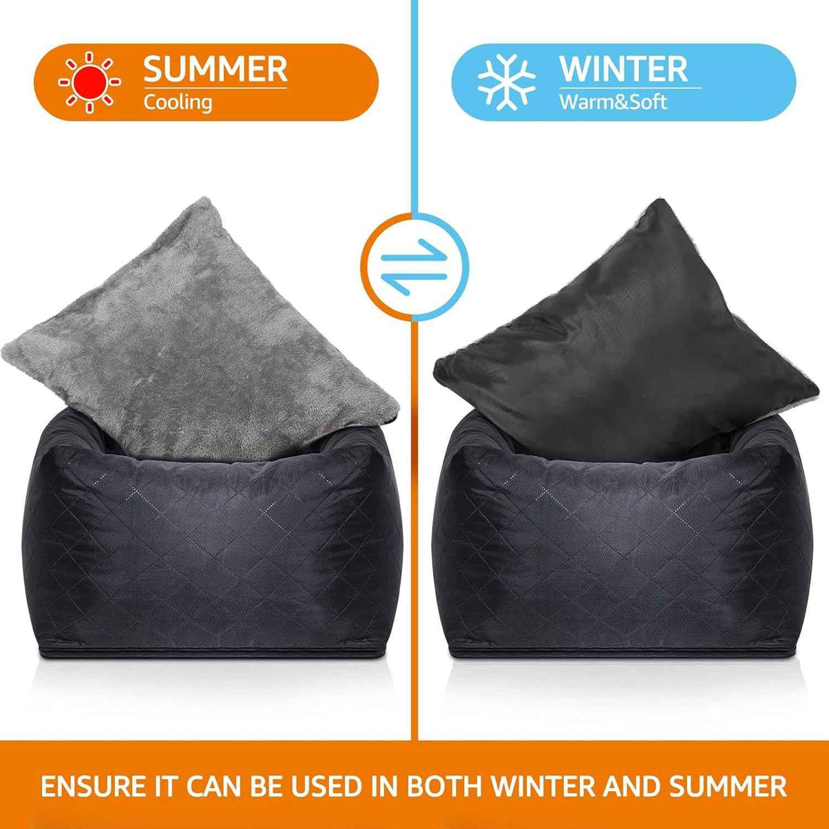 Waterproof Pet Car Seat Cover for Front or Rear Seats – view 3