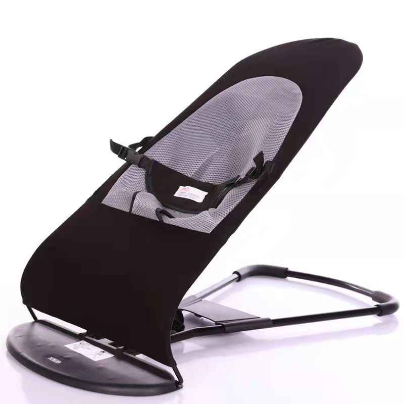 Portable rocking-style dog bed side profile