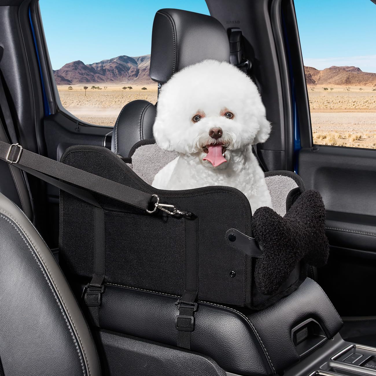 Center Console Dog Car Seat,Dog Car Seats For Small Dogs With Soft Mattress,Pet Puppy Cars Seat - Pets N Puppies