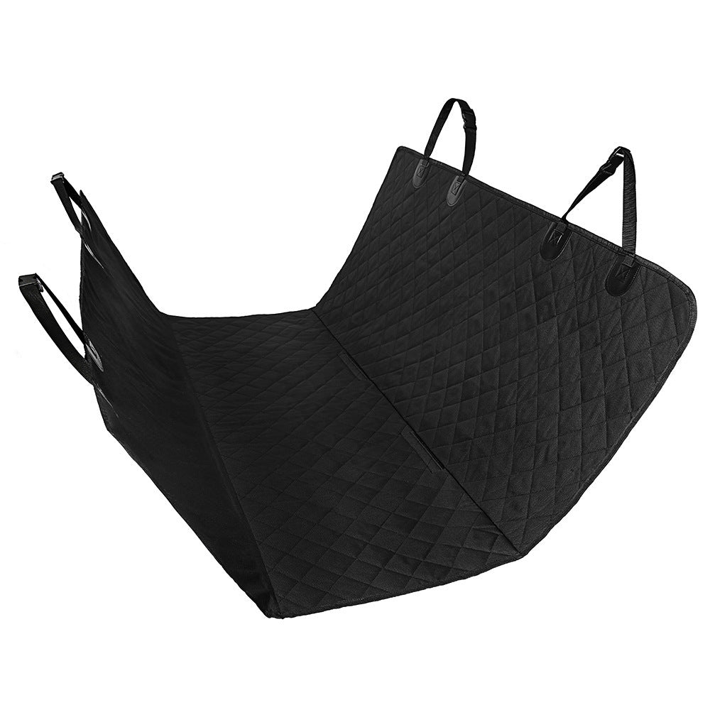 Dog Car Seat Cover View Mesh Pet Carrier Hammock Safety Protector Car Rear Back Seat Mat With Zipper And Pocket For Travel - Pets N Puppies