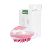 2-in-1 pet bath and massage brush color option