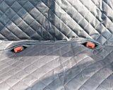Storage pocket on dog car hammock