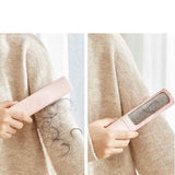 Pet hair remover brush for car seats and fabric
