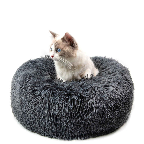 Dog Beds For Small Dogs Round Plush Cat Litter Kennel Pet Nest Mat Puppy Beds - Pets N Puppies
