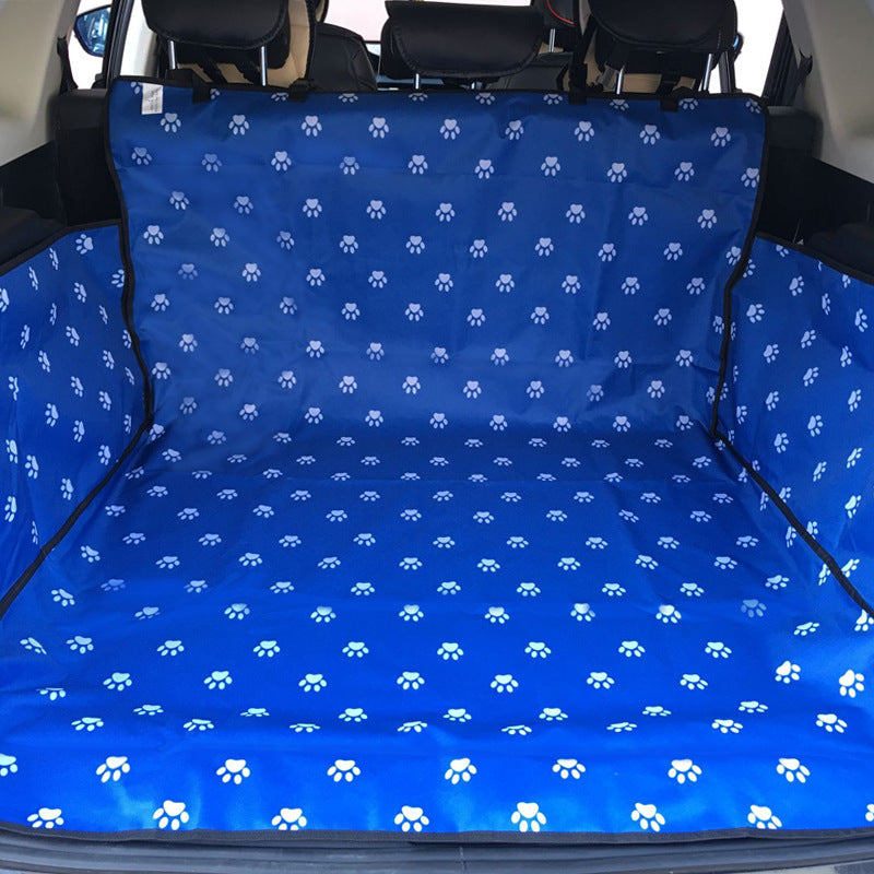 Footprint Dog Transporters Waterproof Back Back Pet Dog Seat Car Mat Cover Hammock Protector With Safety Belt D1010 - Pets N Puppies