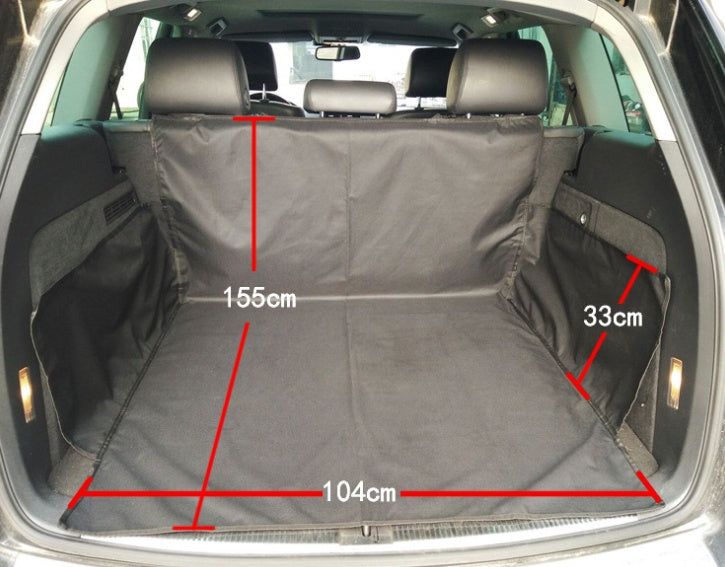 Footprint Dog Transporters Waterproof Back Back Pet Dog Seat Car Mat Cover Hammock Protector With Safety Belt D1010 - Pets N Puppies