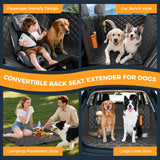 Installing the dog back seat extender
