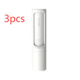 Reusable self-cleaning pet hair brush additional angle