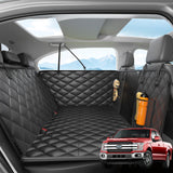 Hard-bottom dog back seat extender in an SUV