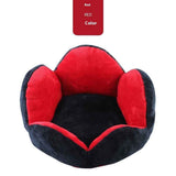 Cat and small dog paw bed fabric detail