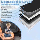 Waterproof PU surface of dog car hammock