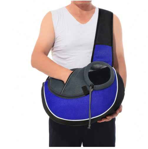 Dog and cat crossbody travel carrier