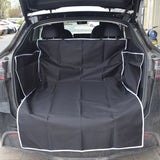 Rear seat protective dog mat vehicle coverage detail