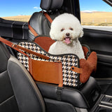 Cushioned car seat for small dogs