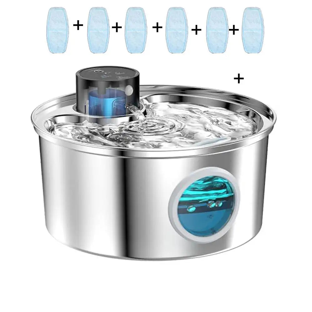 Automatic cat and small dog water fountain additional view