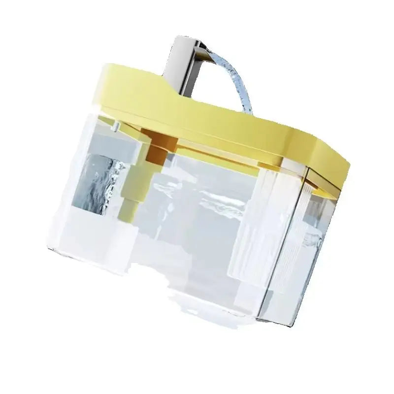 Cat Water Fountain with Auto Filter Transparent Anti-Dry Burning Recirculating Dispenser Includes Pump for Cats