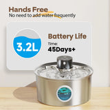 3L circulating pet water fountain product view