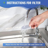 Pet fountain filter set detail view