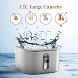 3.2L stainless steel USB pet water fountain product angle
