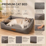 Water-resistant dog bed side view