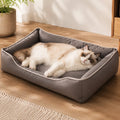Dog Bed for Large Dog Mattress Four Season Square Bite-resistant Cat Bed Soft Thickened Dog Bed Waterproof Sofa Pet House
