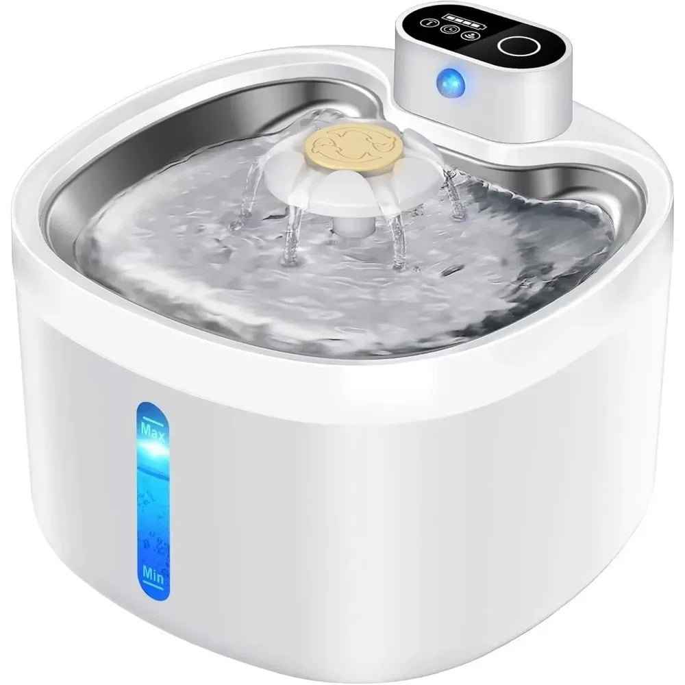 Cat Water Fountain 2L Wireless Auto  Filter Sensor Drinking Fountain for Cats Dog Drinker Pet Water Dispenser
