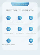 Rechargeable pet water bowl reservoir view