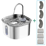 3-Pack Replacement Filters for 3.2L USB Pet Water Fountain