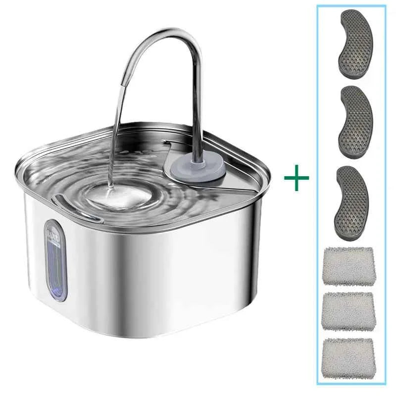 3-Pack Replacement Filters for 3.2L USB Pet Water Fountain