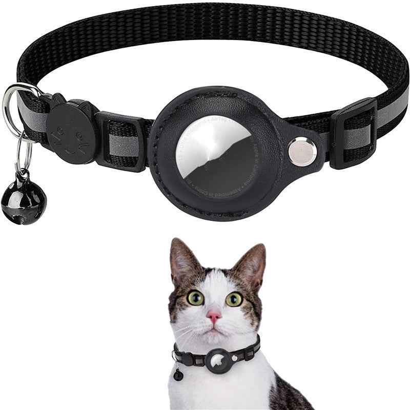 AirTag holder pet collar product view