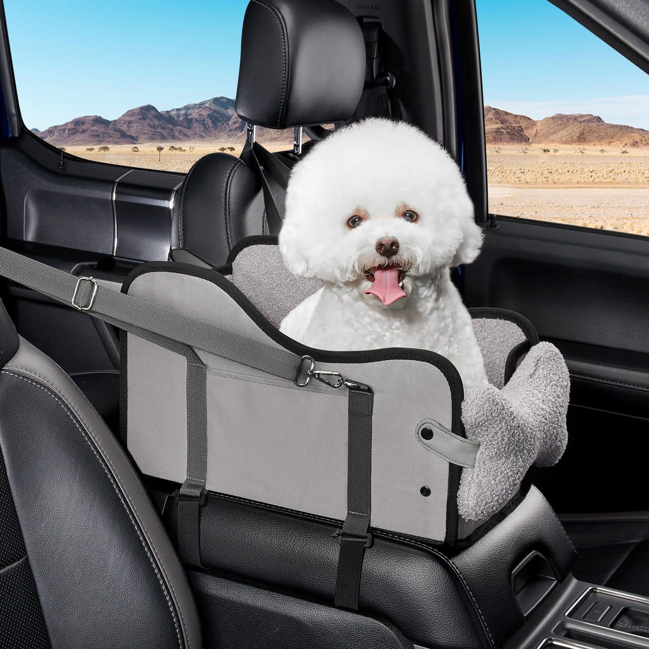 Center Console Dog Car Seat,Dog Car Seats For Small Dogs With Soft Mattress,Pet Puppy Cars Seat - Pets N Puppies