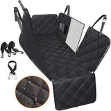 Dog car hammock folded for storage