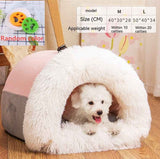 Portable pet nest soft resting surface detail