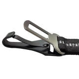 Adjustable dog car tether strap