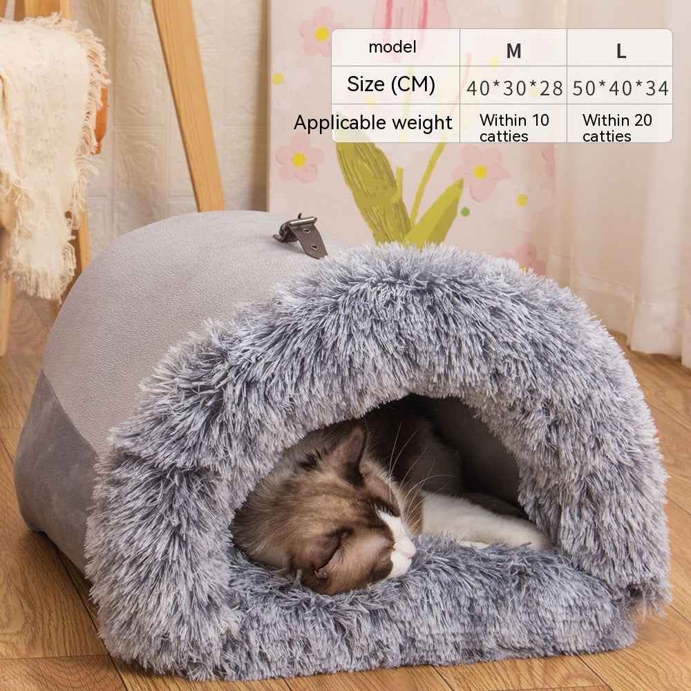Portable enclosed pet nest product angle