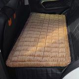 Padded dog car bed mat detail