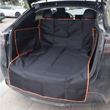 Dog car trunk mat protective surface and side coverage